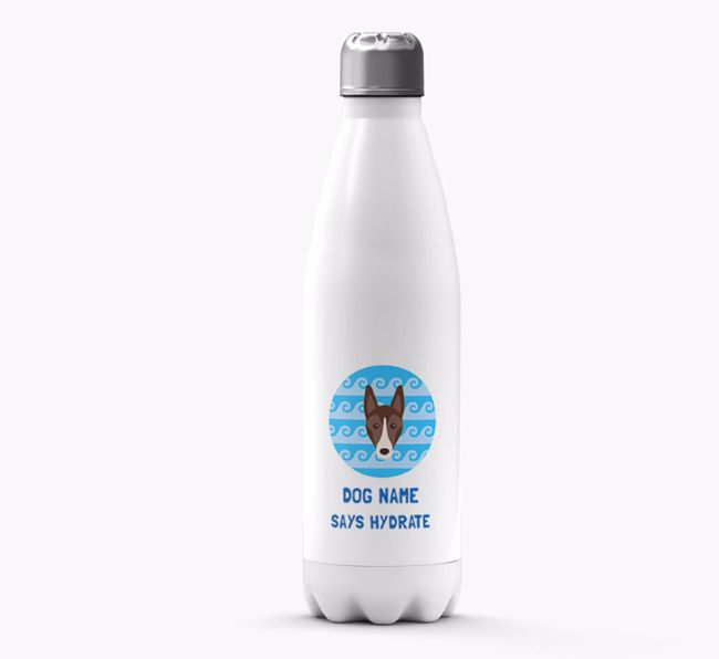 'Says Hydrate' - Personalised {breedFullName} Water Bottle